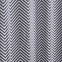 SARAL HOME EASY LIVING Chevron Designer Curtains (Blue, Door 7 Feet- 1PC, Blackout)