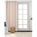 Saral Home Chevron Designer Curtains (Beige, Long Door 9 Feet- 1PC, Blackout)