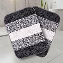 SARAL HOME EASY LIVING Microfiber Striped Rectangle
