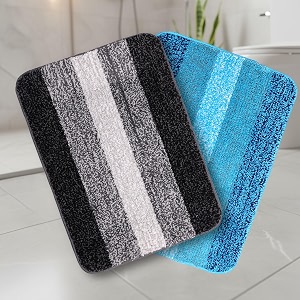 SARAL HOME EASY LIVING Microfiber Striped Rectangle