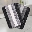 SARAL HOME EASY LIVING Microfiber Striped Rectangle