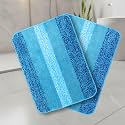 SARAL HOME EASY LIVING Microfiber Striped Rectangle