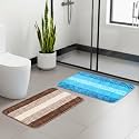 SARAL HOME EASY LIVING Microfiber Striped Rectangle