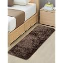 Saral Home Shaggy Modern Carpet Brown 45X120