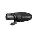 Saramonic CamMic+ AA-Powered On-Camera Uni-Directional Shotgun Microphone with TRS and TRRS Output Cables