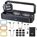 Saramonic TC-NEO-KIT 3-Pack Timecode Generator with Charging Case Includes 3.5 mm, BNC and 5-Pin Lemo Cables Compatible with ARRI, RED, Canon, Sony, USB-C