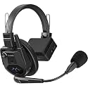 Saramonic WiTalk9SE-5S Wireless Intercom Headset System, 5 Person Full-Duplex 2.4GHz Single-Ear-Headsets-for-Communication Noise-Canceling Headset Intercom System for Event TV Documentary Production