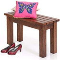 SARARTH Solid Wood 2 Seater (Finish Color - Brown, DIY(Do-It-Yourself))
