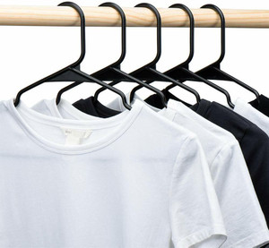 saraza plastic cloth hangers for hanging multipurpose storage saree dress shirt trouser plastic shirt pack of 6 hangers for  shirt