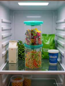 saraza plastic grocery container  - 1100 ml