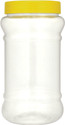 SARAZA Plastic Grocery Container  - 1200 ml (Pack of 6, Clear)