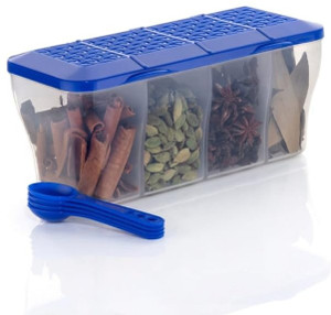 saraza plastic grocery container  - 1800 ml blue