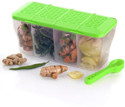 SARAZA Plastic Grocery Container  - 1800 ml (Green)
