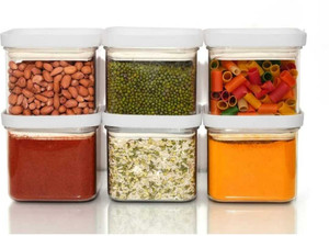 saraza plastic grocery container  - 500 ml