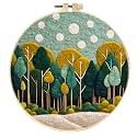 SARBUTER Needle Felting Kits, DIY Wool Felt Starer Needle Felting Embroidery Kits for Beginners ，Suitable for Giftware Home Decoration (Woods Nature Landscape)