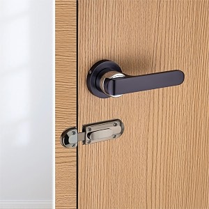 sardar nester black finish mortise door lock set - 3 brass keys bedroomofficehotel handle lock with door latch