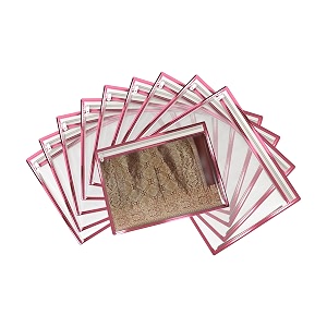 transparent saree covers for storage pack of 10 single saree covers with zip non-woven saree organizer dustproof storage covers for silk designer amp wedding sarees pink 36x42 cm