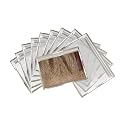Saree Cover Set of 10 - Transparent Single Saree Bags with Zip, Dustproof Non-Woven Wardrobe Organizer for Silk, Designer, Wedding Sarees, Lehenga, Blouse, Suit (36x42 cm, Silver)