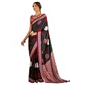 SAREE MALL Women39s Ajrkh Print Satin Crepe