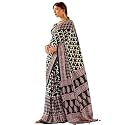 SAREE MALL Women39s Ajrkh Print Satin Crepe