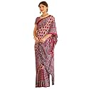 SAREE MALL Women39s Ajrkh Print Satin Crepe