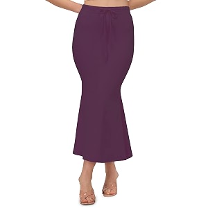saree shapewear petticoat for women  fish cut mermaid slim fit saree shaper with tummy control amp side slit  stretchable cotton lycra petticoat for saree lehenga gown bridal wear