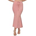 Saree Shapewear Petticoat for Women | Fish Cut Mermaid Slim Fit Saree Shaper with Tummy Control &amp; Side Slit | Stretchable Cotton Lycra Petticoat for Saree, Lehenga, Gown, Bridal Wear