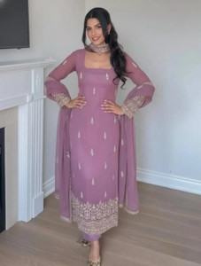 SareeWeb Embroidered Kurta Trouser Pant Dupatta