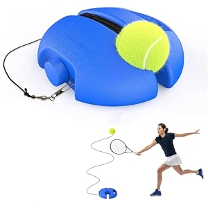 tennis trainer rebound ball with string for tennis amp cricket self practice solo tennis trainer set cricket trainer rebound ball with rope for self-training no bat amp racket included