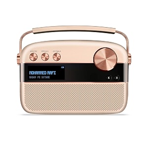saregama carvaan hindi portable music player - sound by harmankardon with 5000 preloaded songs fmbtaux rose gold
