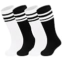 Sarfel Youth Toddler Soccer Socks Kids Baseball Socks Youth Boys Girls Knee High Softball Football Accessories Tube Cotton