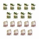 Cotton Vegetable Bags Fridge Storage Bag Sabji Fruits Pouch Refrigerator Produce bags Clothe Muslin Reusable Washable with Drawstrings.(PACK OF 18)