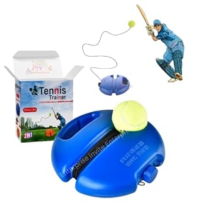 tennis trainer rebound ballsolo tennis training equipment for self-pracitceportable tooltennis rebounder kitincluding no racket included portable