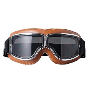 sarte motorcycle riding gogglesanti-scratch eyewear bike goggles retro motorcross helmet goggle for menpack of 1 tan black