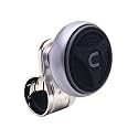 SARTE SA04KB4 Universal Car Steering Knob Wheels Spinner Knob, 360° Rotation Steering Wheel Knob, Car Power Handle Spinner (RANDOM DESIGN | Grey)