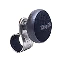 SARTE SA04KB4 Universal Car Steering Knob Wheels Spinner Knob, 360° Rotation Steering Wheel Knob, Car Power Handle Spinner (RANDOM DESIGN | Grey)