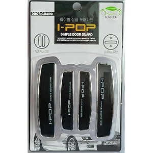 sarte car door edge protector anti-scratch guard universal car door protection strip for scratch amp dent prevention easy install car accessories for all cars black set of 4