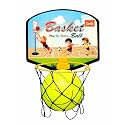 Sarvda Basketball Portable Set for Kids with Hanging Board Ball net Outdoor and Indoor Game Good Pastime Gift Set Multicolor (Basketball - 2)