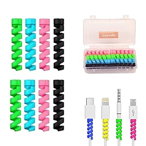 sarvda cable protector for cables  cable protector for wires earphone amp usb charging data cable  mobile accessories  lightning cable protector  protective cable cover suit for all phones