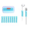 Sarvda Cable Protector For Cables | Cable Protector For Wires, Earphone &amp; USB Charging Data Cable | Mobile Accessories | Lightning Cable Protector | Protective Cable Cover Suit for All Phones