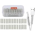 Sarvda Cable Protector For Cables | Cable Protector For Wires, Earphone & USB Charging Data Cable | Mobile Accessories | Lightning Cable Protector | Protective Cable Cover Suit for All Phones