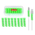 Sarvda Cable Protector For Cables | Cable Protector For Wires, Earphone &amp; USB Charging Data Cable | Mobile Accessories | Lightning Cable Protector | Protective Cable Cover Suit for All Phones