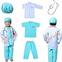 Sarvda Doctor Dress for Kids White