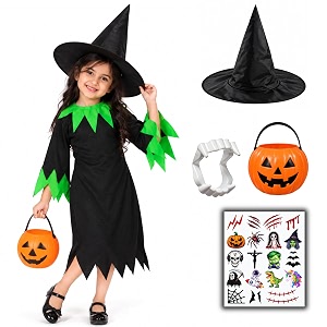 sarvda halloween costume for kids and adults  witch vampire skeleton pumpkin ghost amp bat fancy dress with accessories