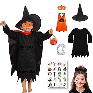 Sarvda Halloween Dress Costume and Accessories