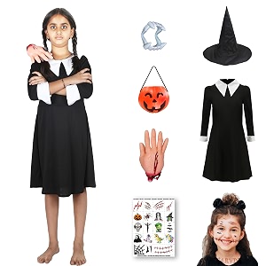 sarvda halloween dress  costume and accessories  for girls and boys  kids amp adults  haunted horror theme party vampire witch ghost skeleton draculla zombie pumpkin scary cosplay dress