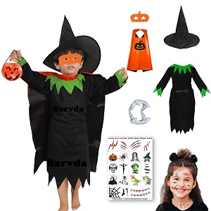 sarvda halloween dress  costume and accessories  for girls and boys  kids amp adults  haunted horror theme party vampire witch ghost skeleton draculla zombie pumpkin scary cosplay dress