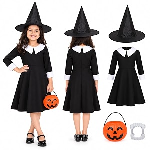 sarvda halloween costume for kids and adults  witch vampire skeleton pumpkin ghost amp bat fancy dress with accessories