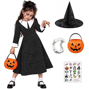 sarvda halloween dress for boys girls kids and adults inspired character dress with hat and addons