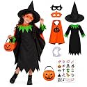 Sarvda Halloween Dress | Costume and Accessories | For Girls and Boys | Haunted Horror Theme Party Vampire Witch Ghost Skeleton Draculla Pumpkin Scary Cosplay Dress